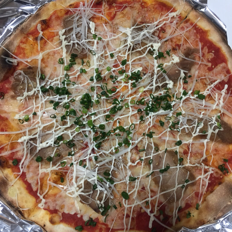 長ねぎとチキンのピザ Lサイズ(ファミリーガーデン)