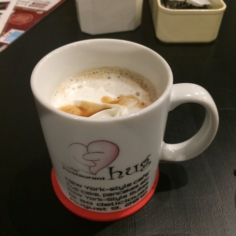 ホットキャラメルラテ(NewYork GardenPlace hug)