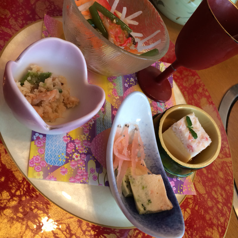 前菜プレート5種盛り(西尾 甲羅本店)