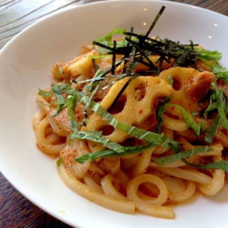 バターたらこキムチうどん(スナンカフェ （Sunan Cafe）)