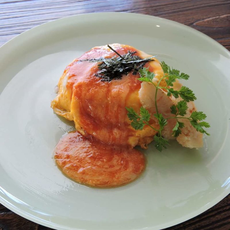 たけのこオムライス(スナンカフェ （Sunan Cafe）)