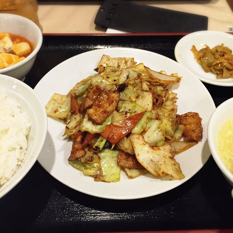 回鍋肉定食(南国亭 渋谷駅前店)