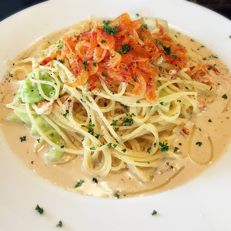桜えびと春キャベツのクリームパスタ(SPUMO （スプーモ）)