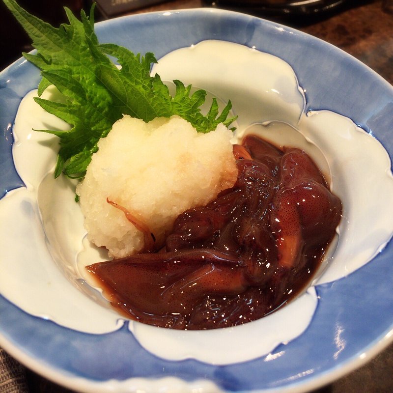 ホタルイカの沖漬け(東京へぎそば匠 渋谷文化村通り店)