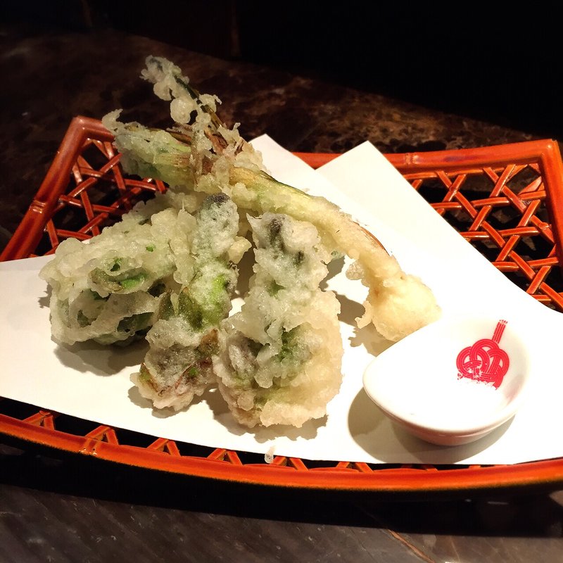春菜の天ぷら(東京へぎそば匠 渋谷文化村通り店)