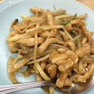 搾菜炒肉絲(七面鳥 )