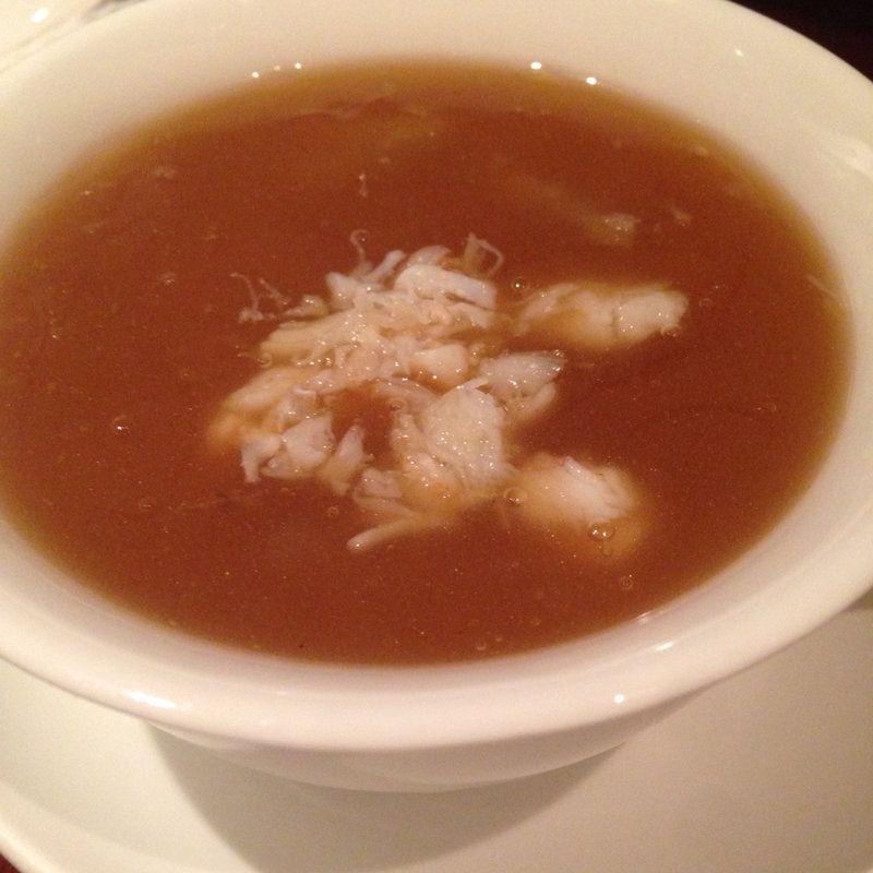 フカヒレ入りスープ(Shanghai Dining 状元樓)