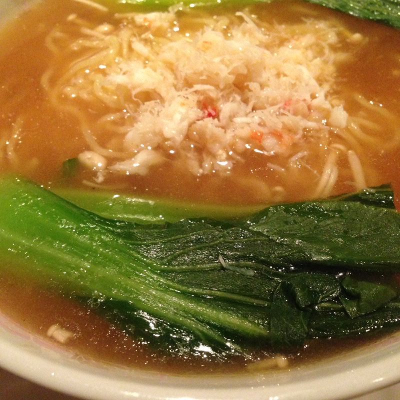 フカヒレ入り汁蕎麦(Shanghai Dining 状元樓)