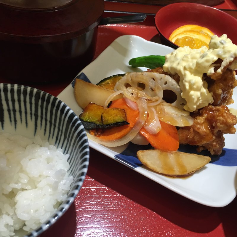 チキン南蛮定食(本さち福や 大丸梅田)