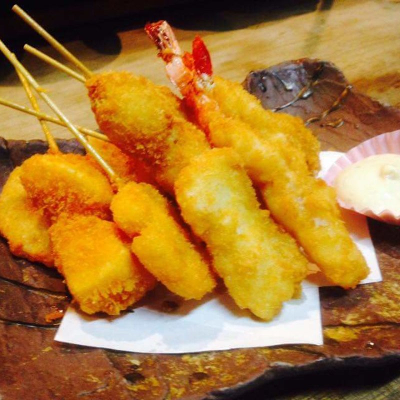 串揚げの盛り合わせ(はがん )