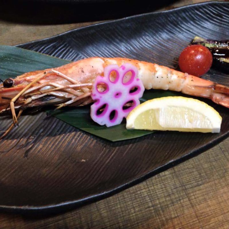 海老の塩焼き(はがん )