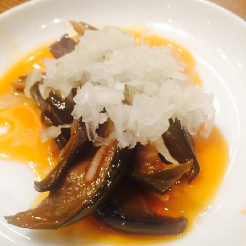 ピリ辛茄子(餃子の福包 中目黒店)