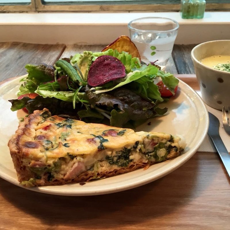 本日のキッシュ(カフェ豆茶)