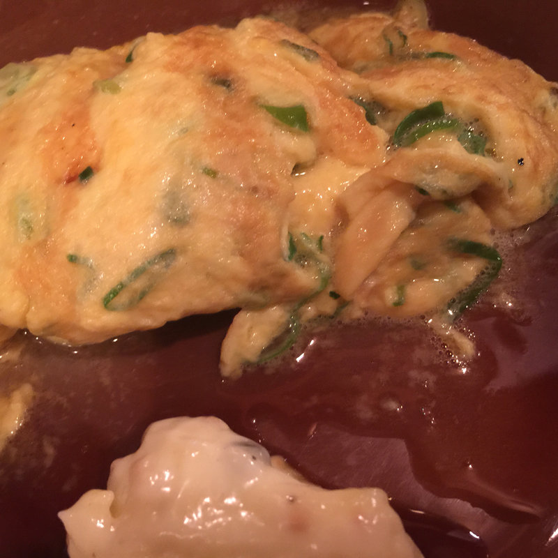 ねぎオムレツ(串焼き屋)