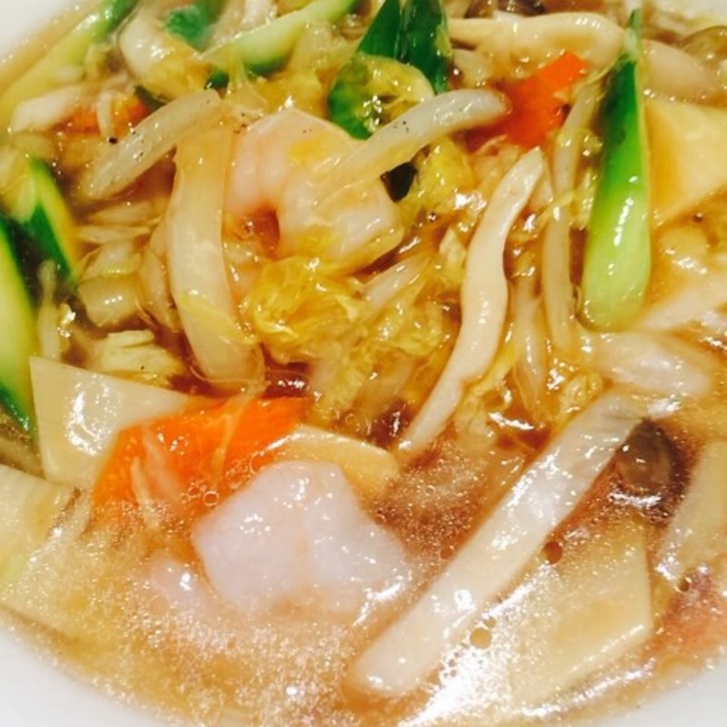 海鮮入りつゆそば(天厨菜館 渋谷店 （テンツウサイカン）)