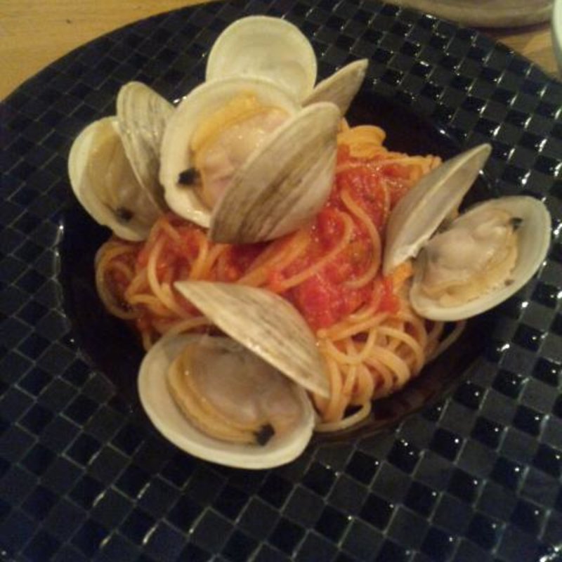 ハマグリのトマトソース(エコファームカフェ632原宿)