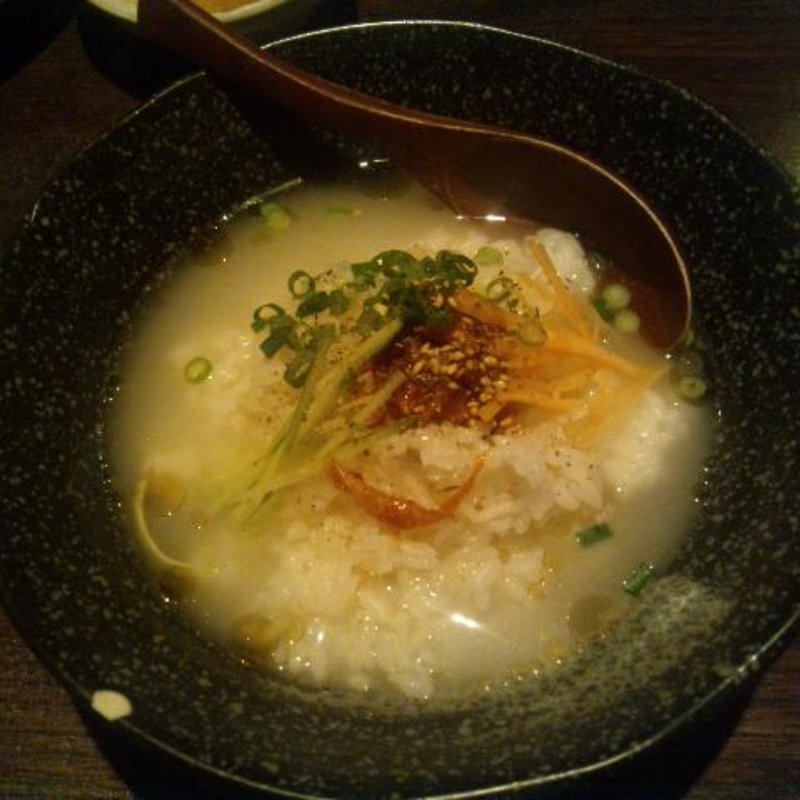 チャンジャ雑炊(牛たん処い志井 本店)