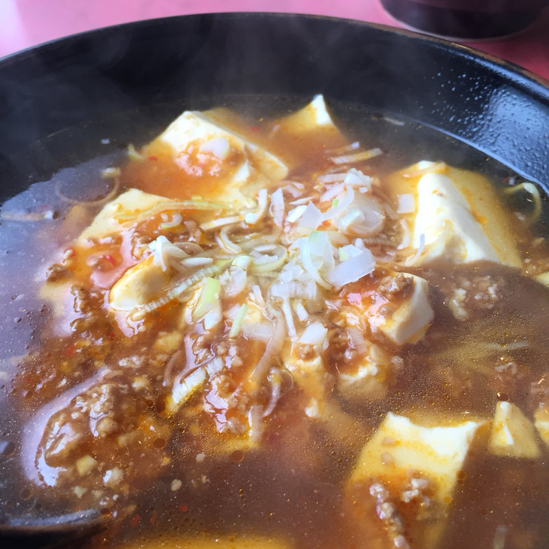 麻婆豆腐そば(山水楼)