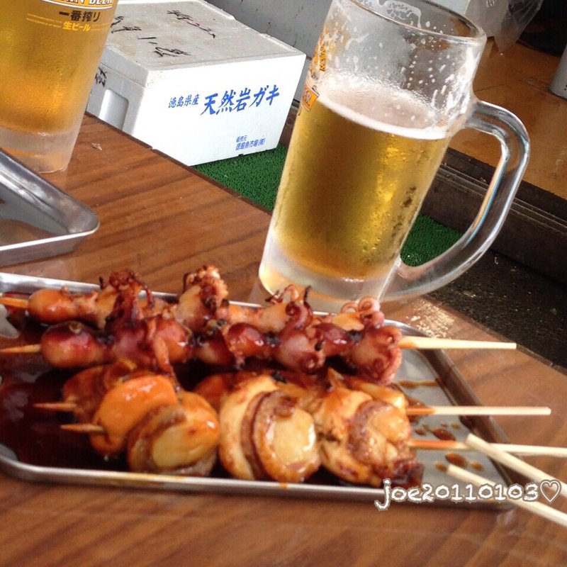 串焼き(㈱谷藤水産 大洗　海・山直売センターいきいき店)