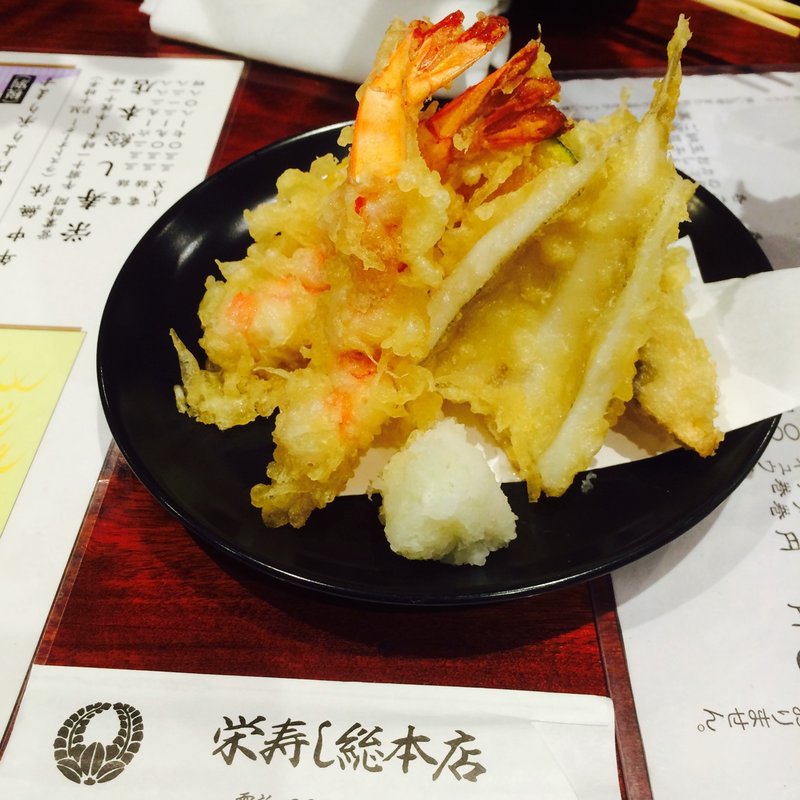 天ぷら盛り合わせ(栄寿司総本店)