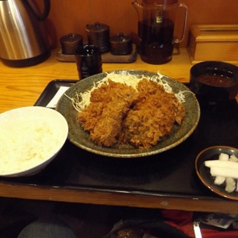 ヒレミックス定食(立呑み とんかつ まるや 新橋店 )