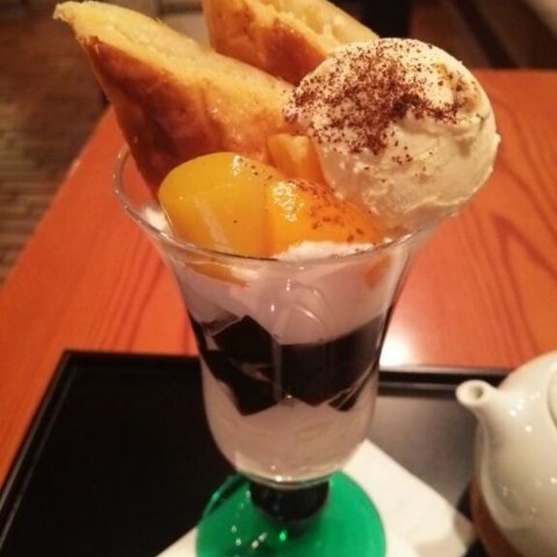 コーヒーゼリーパフェ(清月堂 本店)