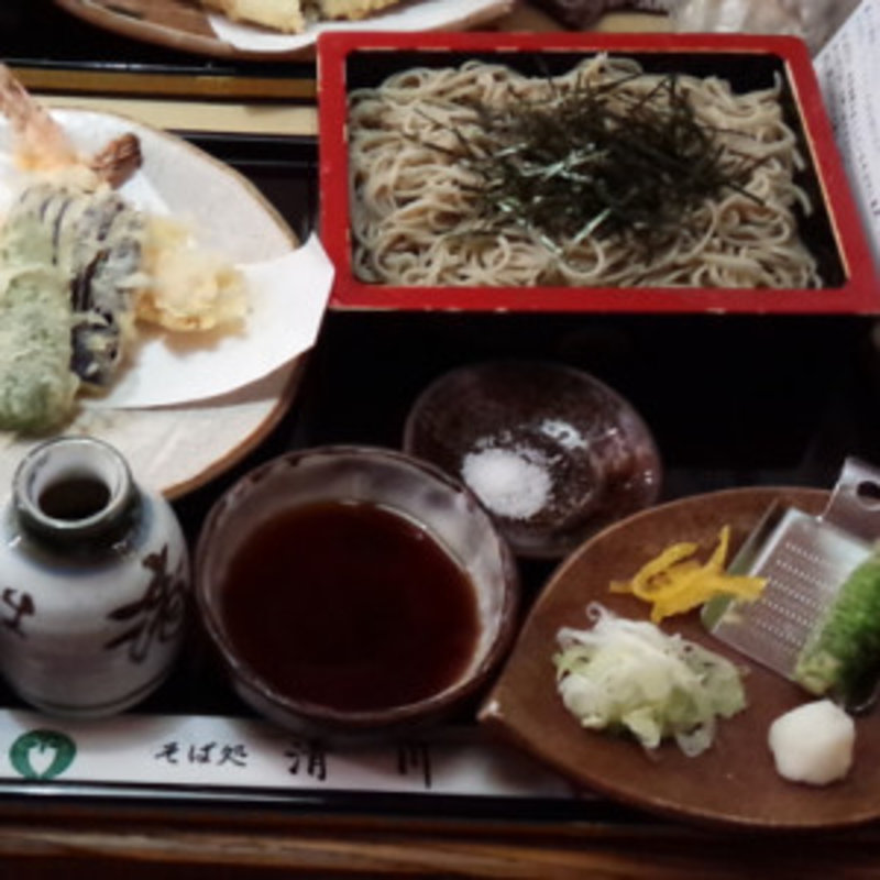 天ざる　十割蕎麦(そば処 清川)
