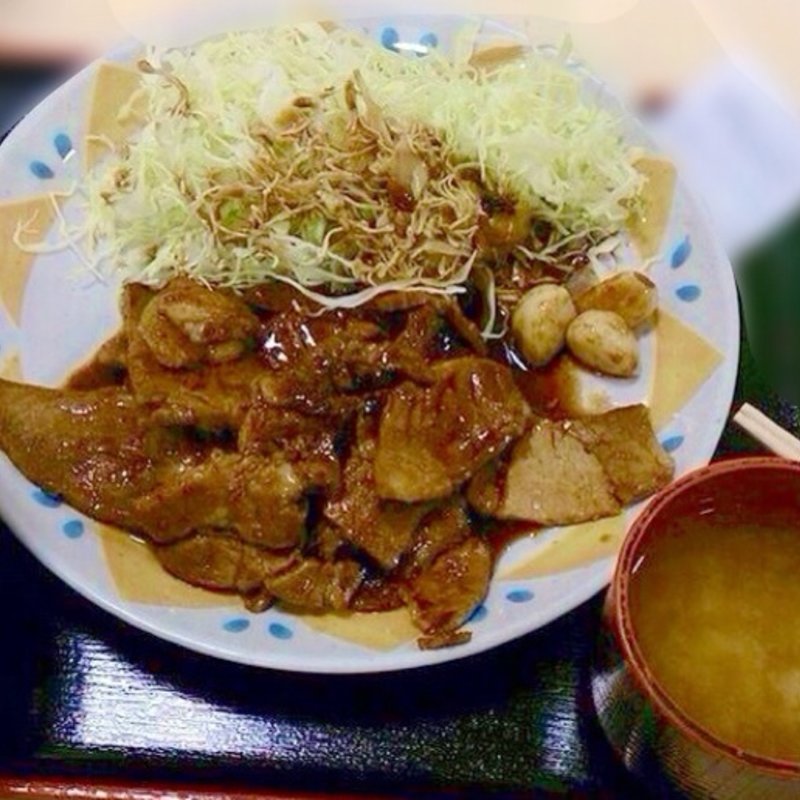 とんてき定食(関宿亭)