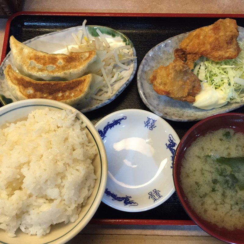 萬里餃子スペシャル定食1(中華食堂 萬里 本店 )