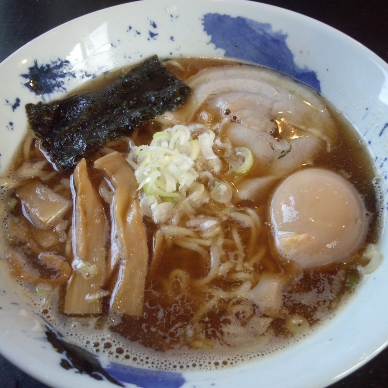 九十九里煮干らーめん＋味玉(銀の豚 )