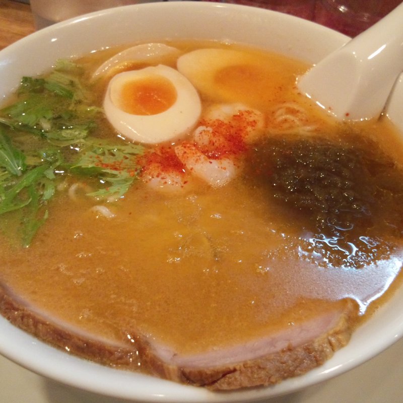 えびそば＋味付玉子(麺座まねき)