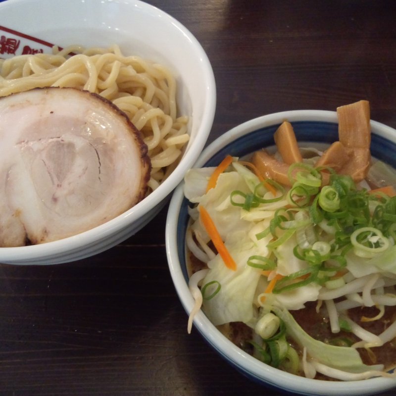 野菜つけ麺（大盛300g）(麺屋あらき 竈の番人 東金店)
