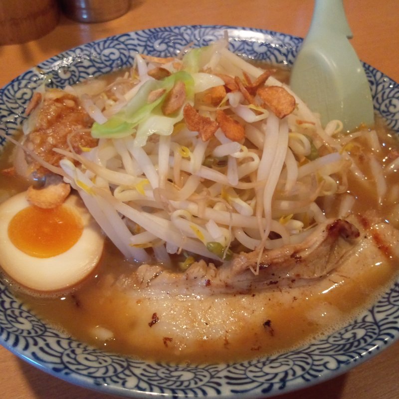 味玉どてらーめん（小150g）(麺屋 青山 臼井店)