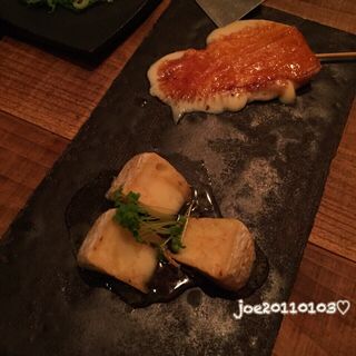 焼きチーズ2種盛り(ねぎ焼き・お好み焼き ト灯 Toakari)
