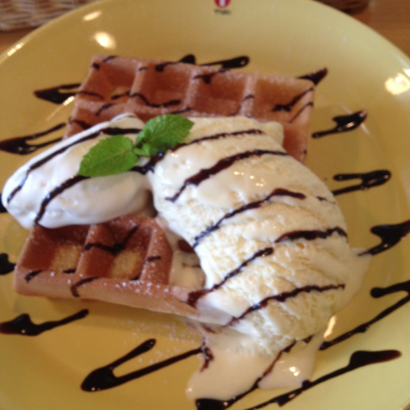 チョコレートワッフル(Cafe Sucre)