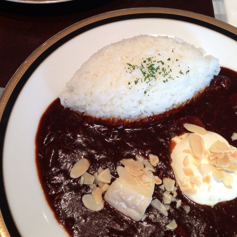 早矢仕ライス モッツァレラチーズ添え(M&C Café 丸の内店)