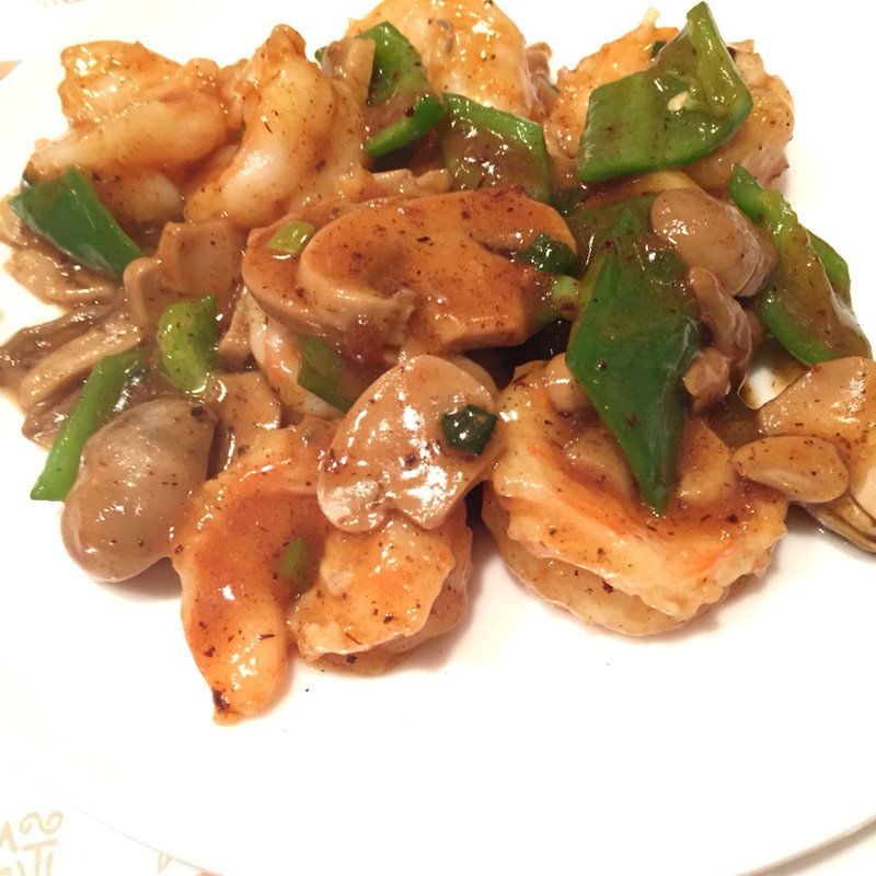 海老の海鮮ソース炒め(老辺餃子舘 新宿別館)