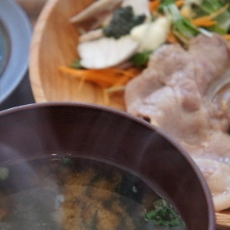 雪姫ポークのしょうが焼きプレート(もやい食堂 )