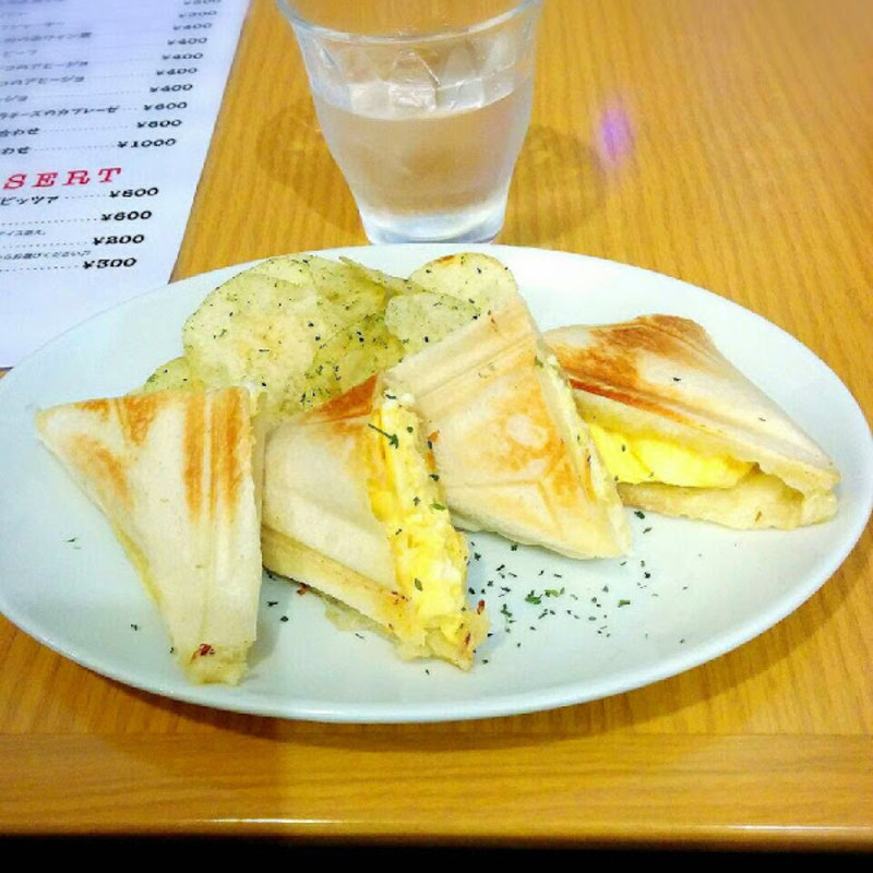 ホットサンド エッグ(さくらんぼ)