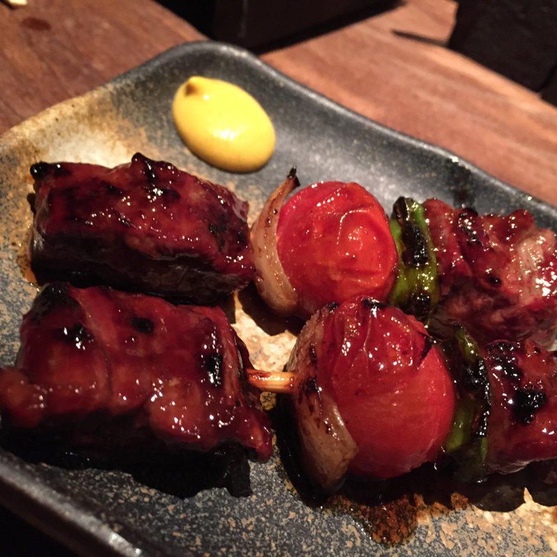 ハラミトマト串(焼とりの八兵衛 六本木ヒルズ店 )