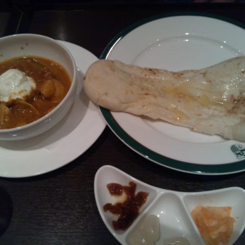 海の幸と野菜のマイルドカリー(新宿中村屋インドカリーの店 玉川高島屋店 )