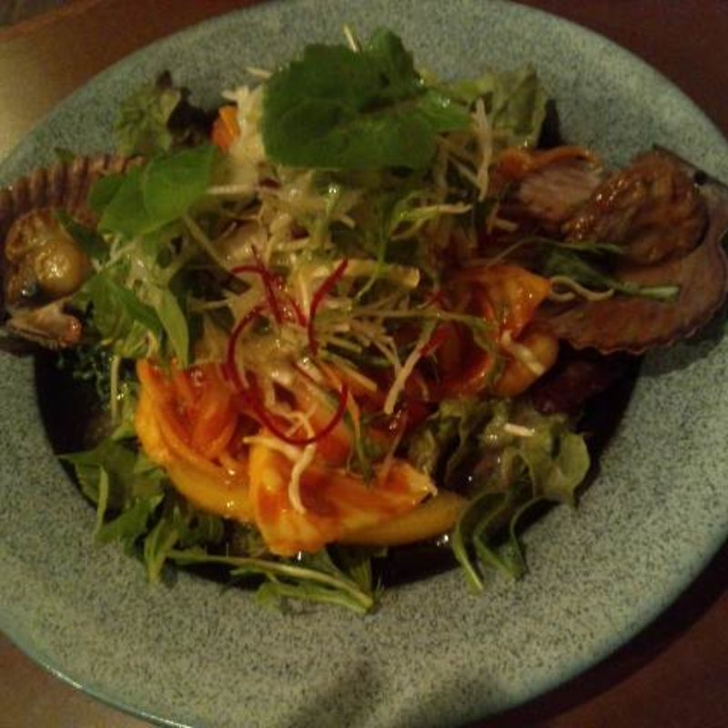 伊勢産あっぱっぱ貝とえびのポモドーロ(こだわりお肉と菜園料理 カムラッド 調布店 （comrade【旧店名】Chinese + Italian Dining comrade）)