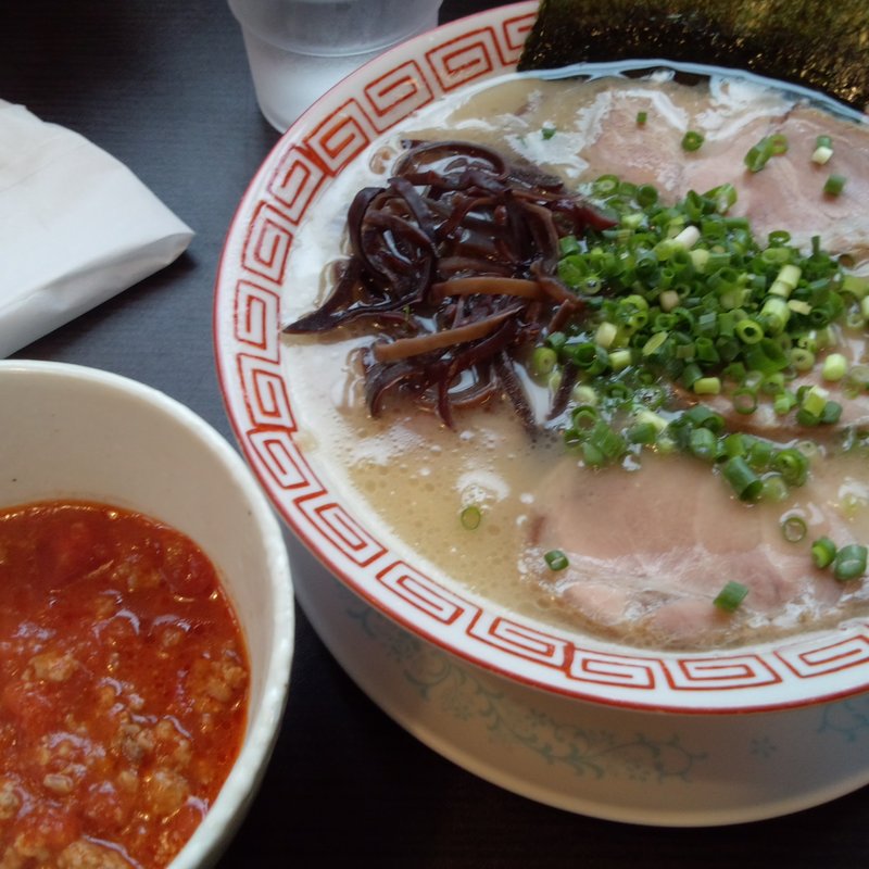 ちゃーしゅーめん＋豚とまと (博多長浜らーめん　もりや )