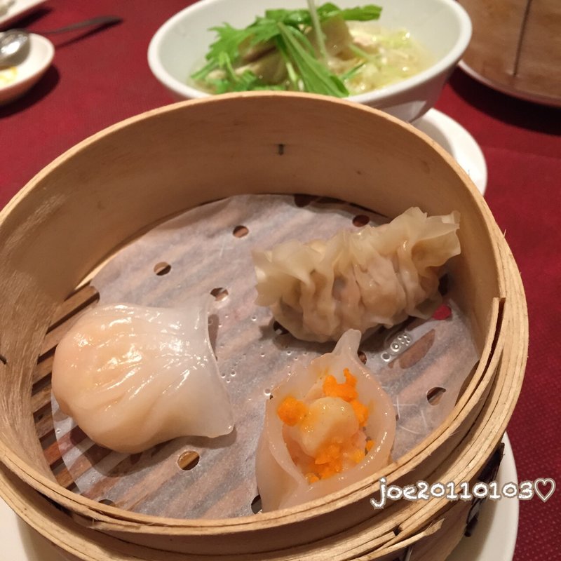 点心三点盛り(ジョーズ シャンハイ ニューヨーク 銀座店)