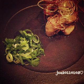 牡蠣のオイル漬け(ねぎ焼き・お好み焼き ト灯 Toakari)