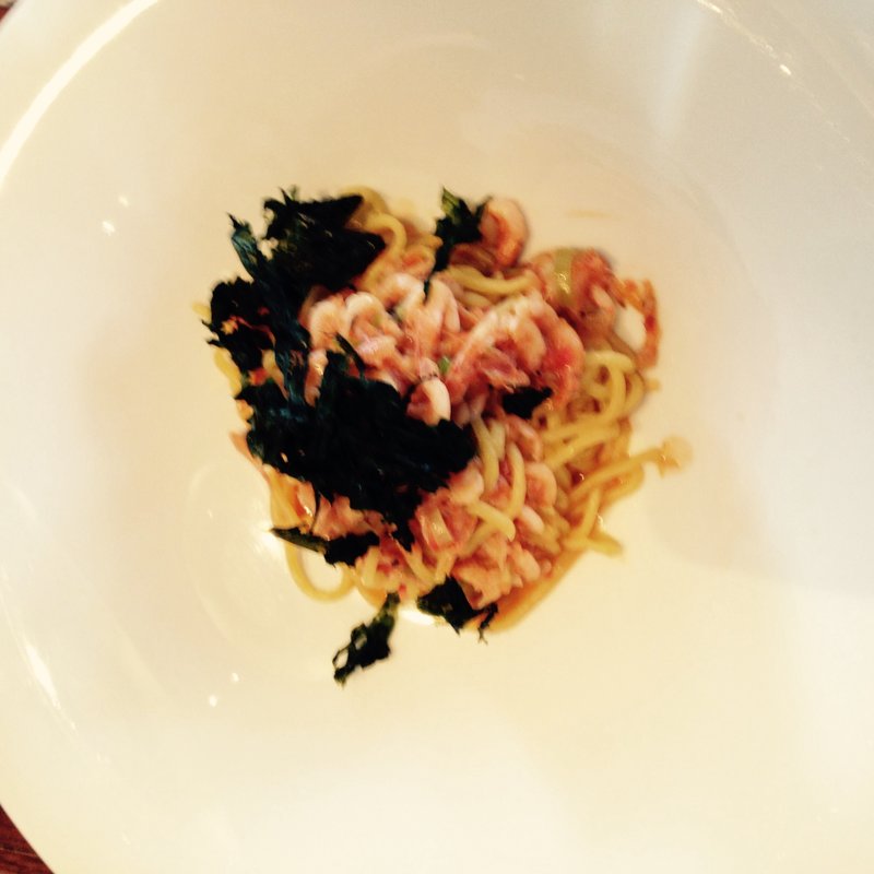 桜海老と黒海苔のスパゲッティ(OCEAN Casita)