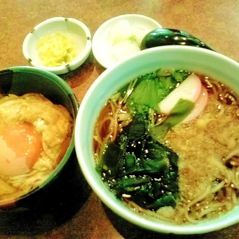 蕎麦とミニ丼セット(弘昇庵)