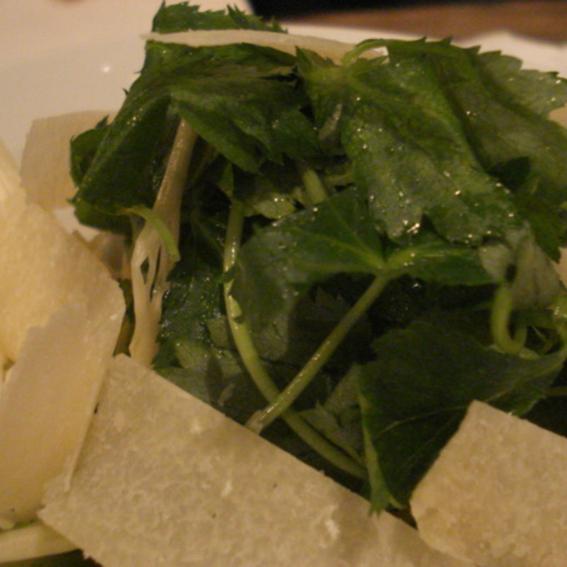 クレソンとパルミジャーノチーズのサラダ(文世食堂)