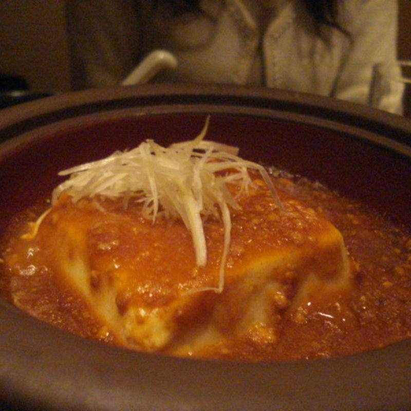 そぼろあんかけ豆腐(あえん 新宿伊勢丹会館店)