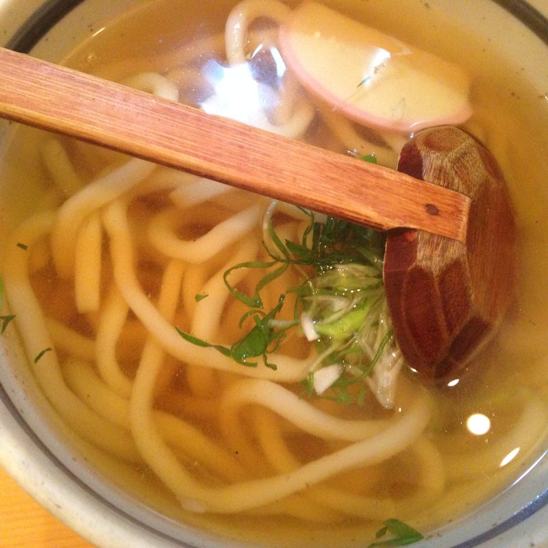 素うどん(里のうどん 村岡本店)